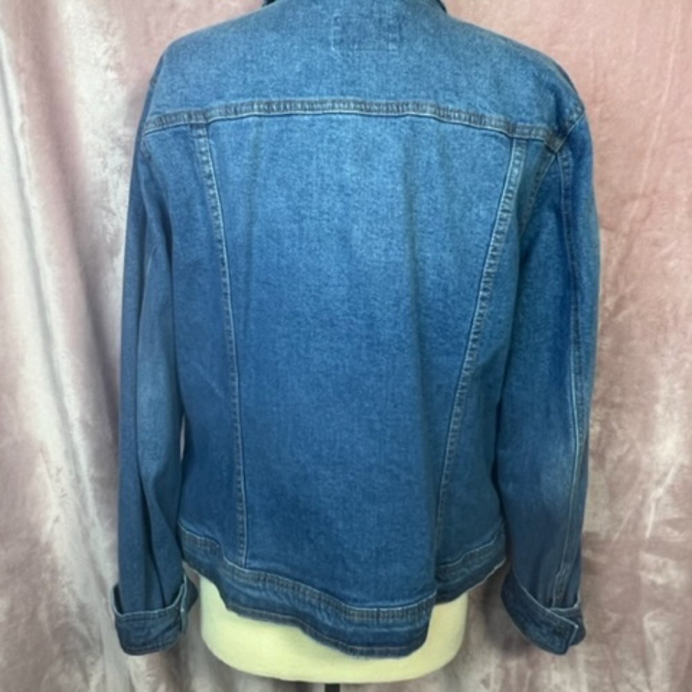 Womens Denim Jacket Button Down Universal Thread Jacket Size XL - Picture 6 of 10